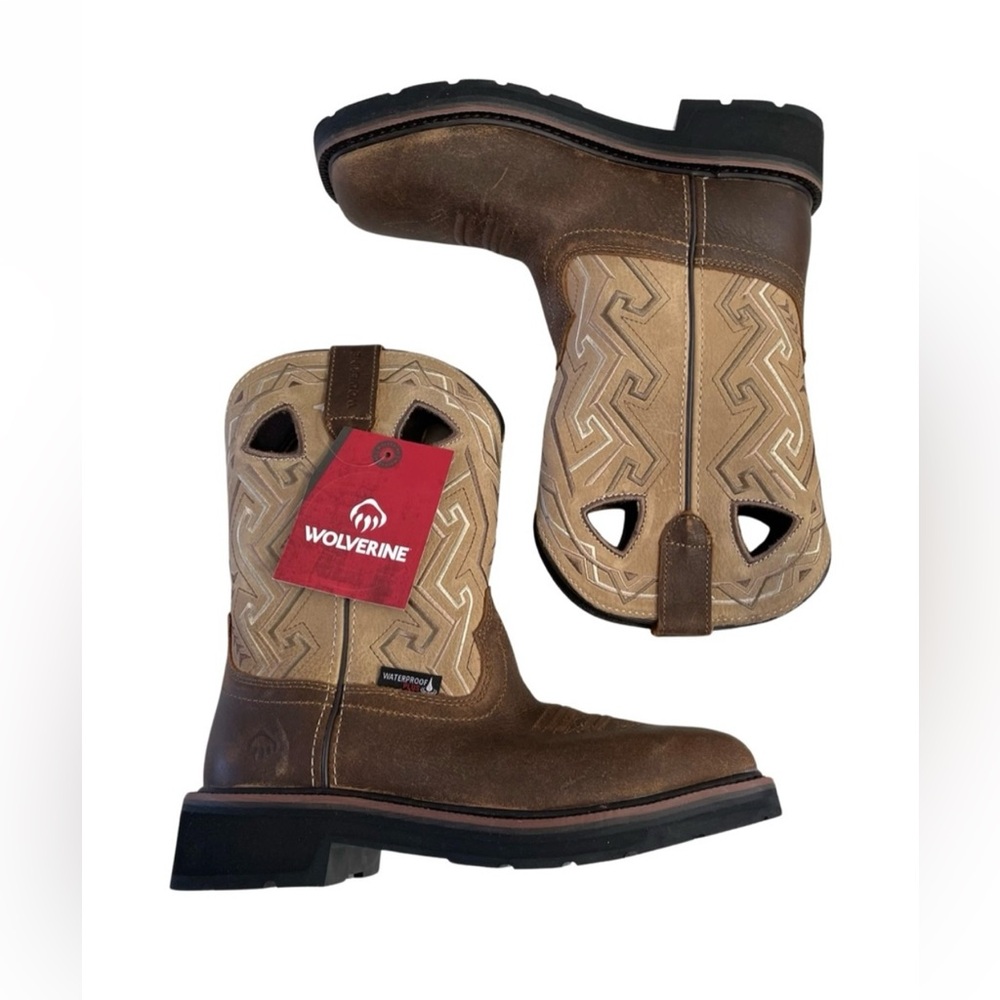 Wolverine Women Rancher Western Cowboy Work Boot Square Steel Toe W201112